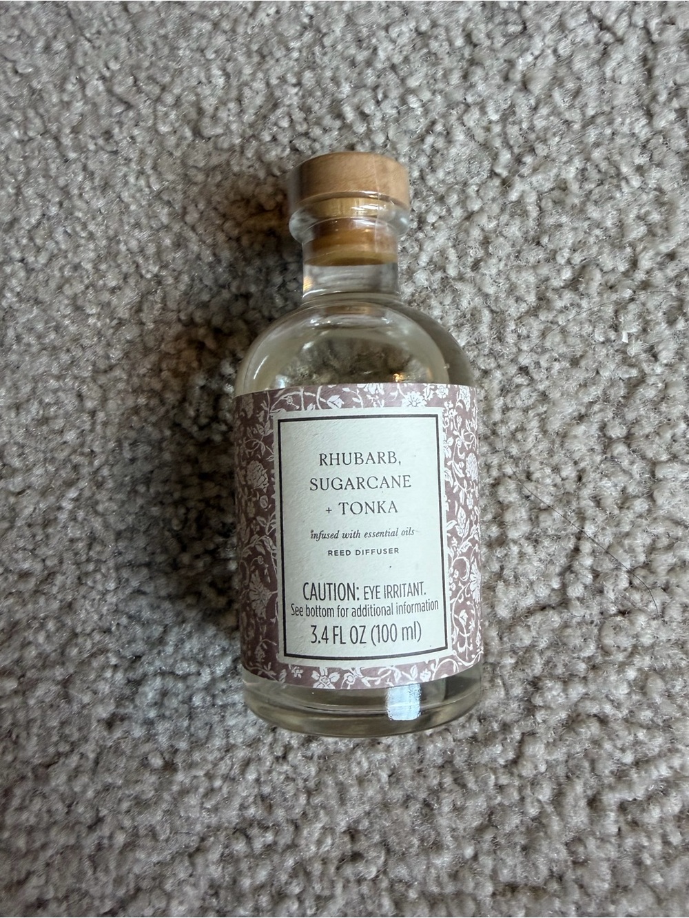 Threshold Rhubarb Sugarcane + Tonka Reed Diffuser - Mauve Label